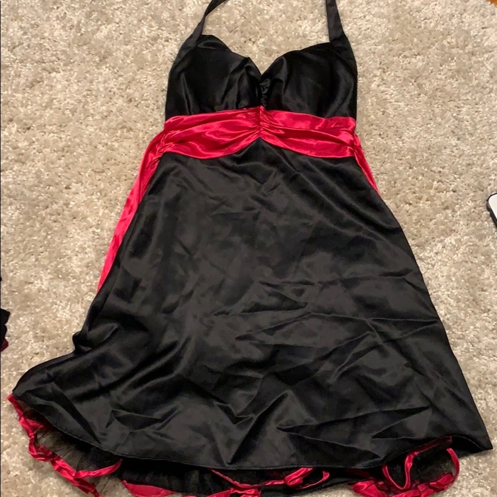 Blonde Nites Halter top dress